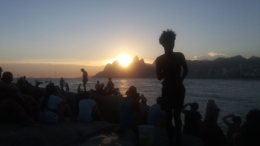 Image of the sunset at Aproador Rock in Aproador, RJ, Brazil | Ultimate Guide to Rio