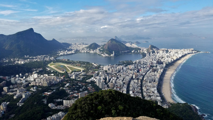 The most common view among Rio's hiking spots